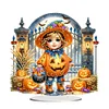 DIY Halloween Pumpkin Kid Diamond Painting Acrylic Tabletop Ornaments