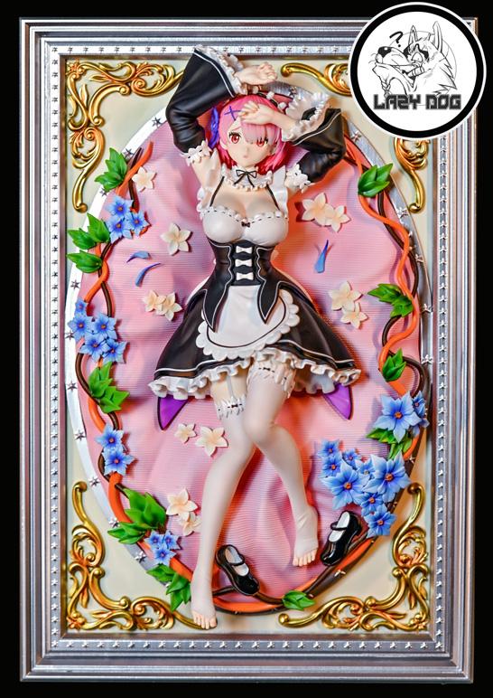 1/6 Scale Ram Wall Hanging Statue - Re:Starting Life From Zero in a Different World Statue - Lazydog Studios [Pre-Order]-shopify