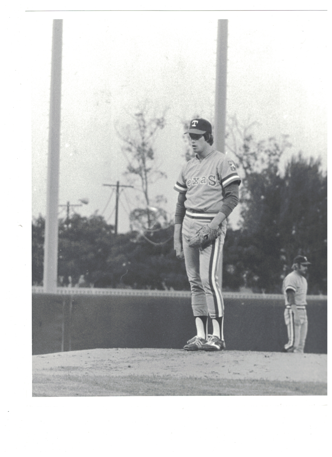 Tommy Boggs Texas Rangers 8x10 Vintage Baseball Photo Poster painting RH1