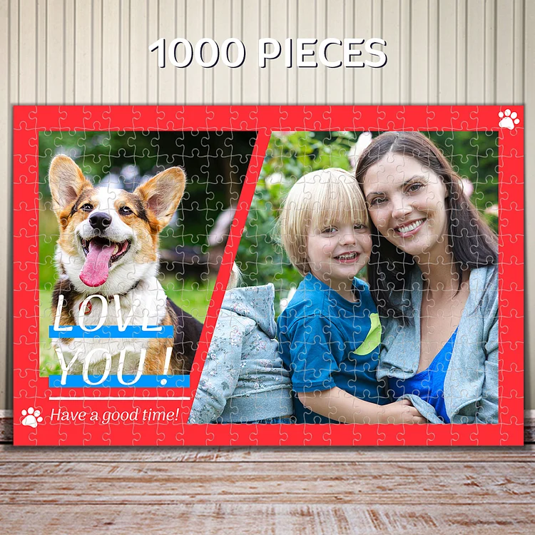 Custom 2 Photo Puzzle Have A Good Time 1000 Pieces