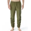 Men's Cotton and Linen Drawstring Jogging Casual Pants