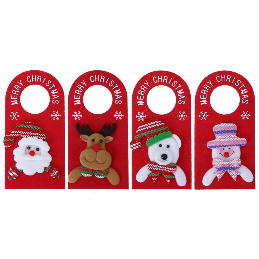 

Merry Christmas Non-wovens Fabric Door Hanging Christmas Atmosphere Decor, Santa., 501 Original