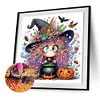 Halloween Witch - Crystal Rhinestone Diamond Painting