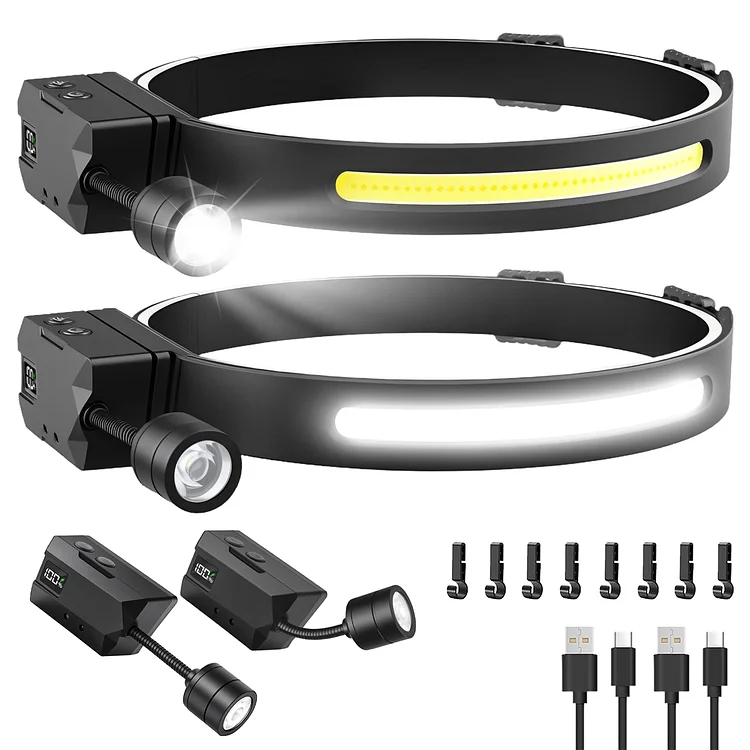230&deg; Wide Headlamp with Detachable Side Lights-Victoper