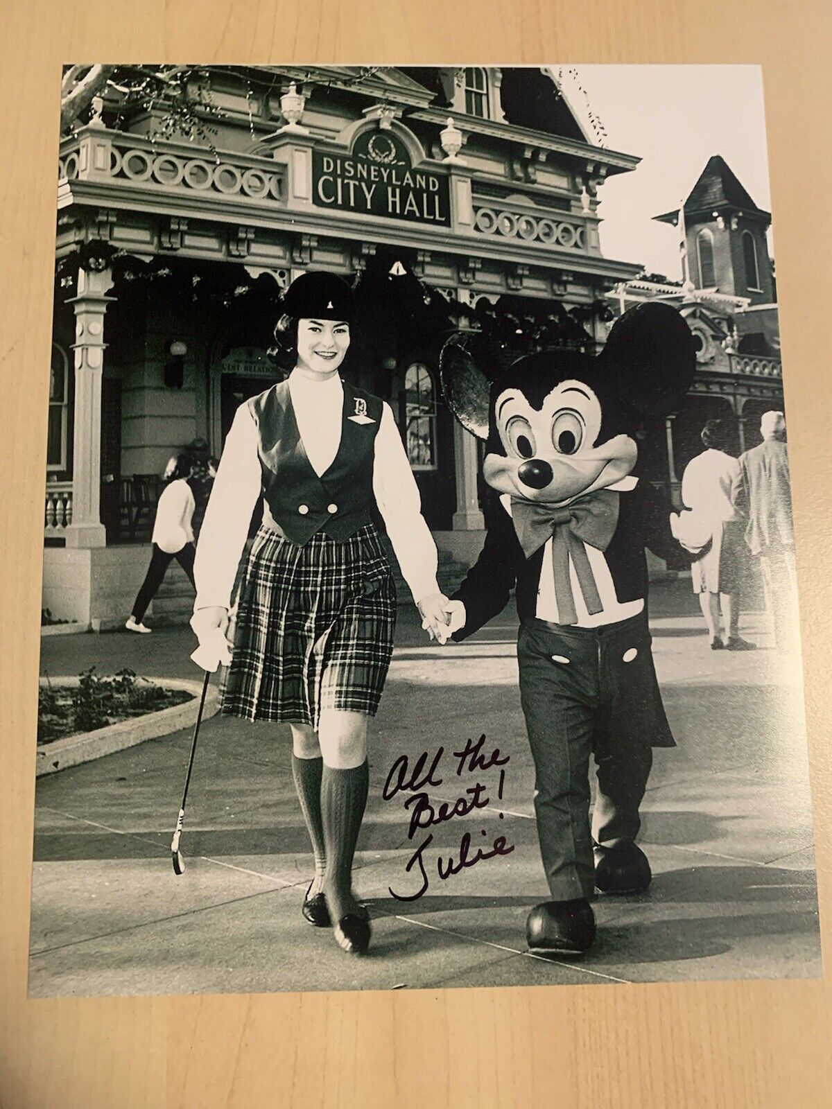 JULIE REIHM CASALETTO SIGNED 8x10 Photo Poster painting DISNEY AMBASSADOR AUTOGRAPHED RARE COA