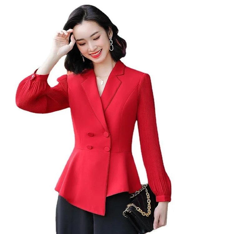 Women Pants Suit Uniform Designs Formal Style Office Lady Bussiness Attire Spring and Autumn Long Sleeve Fashion Business Formal Suit Overalls