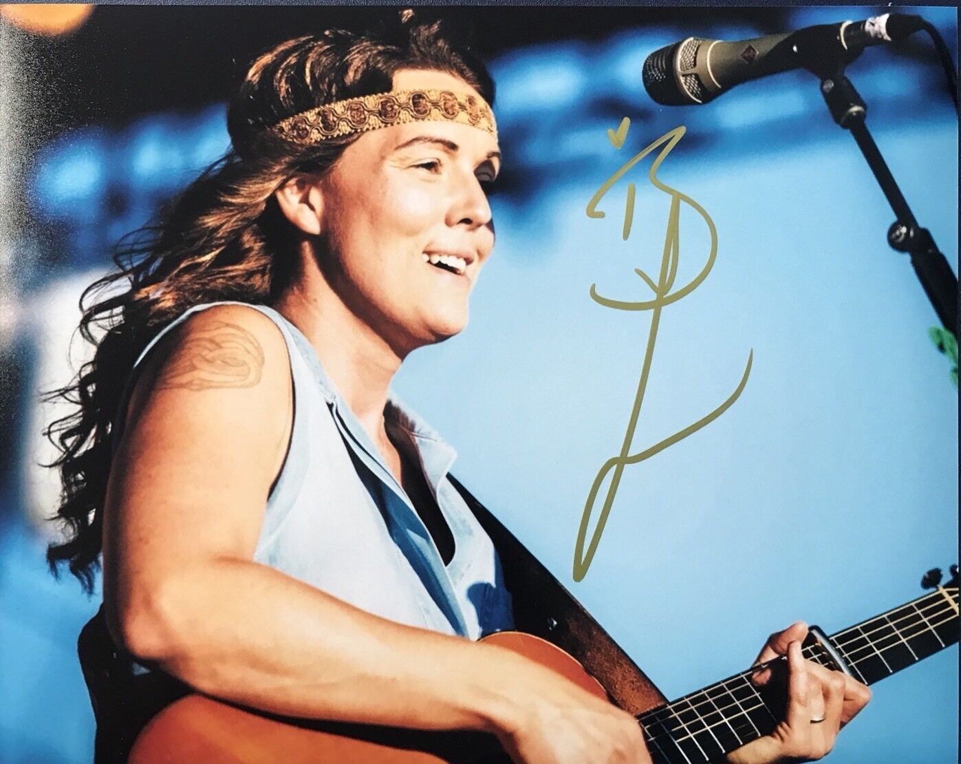 BRANDI CARLILE HAND SIGNED 8x10 Photo Poster painting FOLK ROCK SINGER-SONGWRITER RARE + PROOF!!