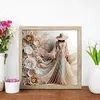 Elegante Dame - speziell geformte Diamond Painting - 30*30cm