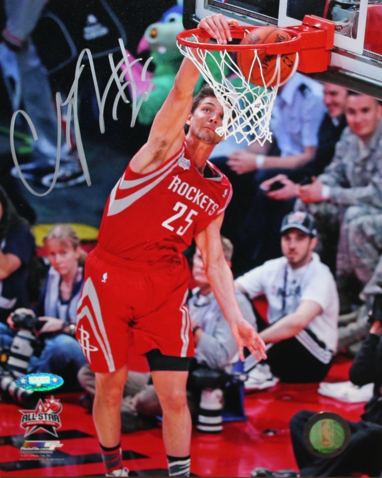 Chandler Parsons Autographed 8x10 Dunking Photo Poster painting- TriStar Authenticated