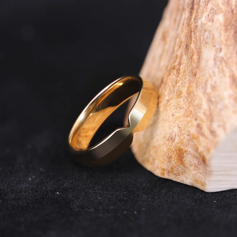 5MM Women's Or Men's Rose Gold/Gold/Silver Tungsten Carbide Rings Polished