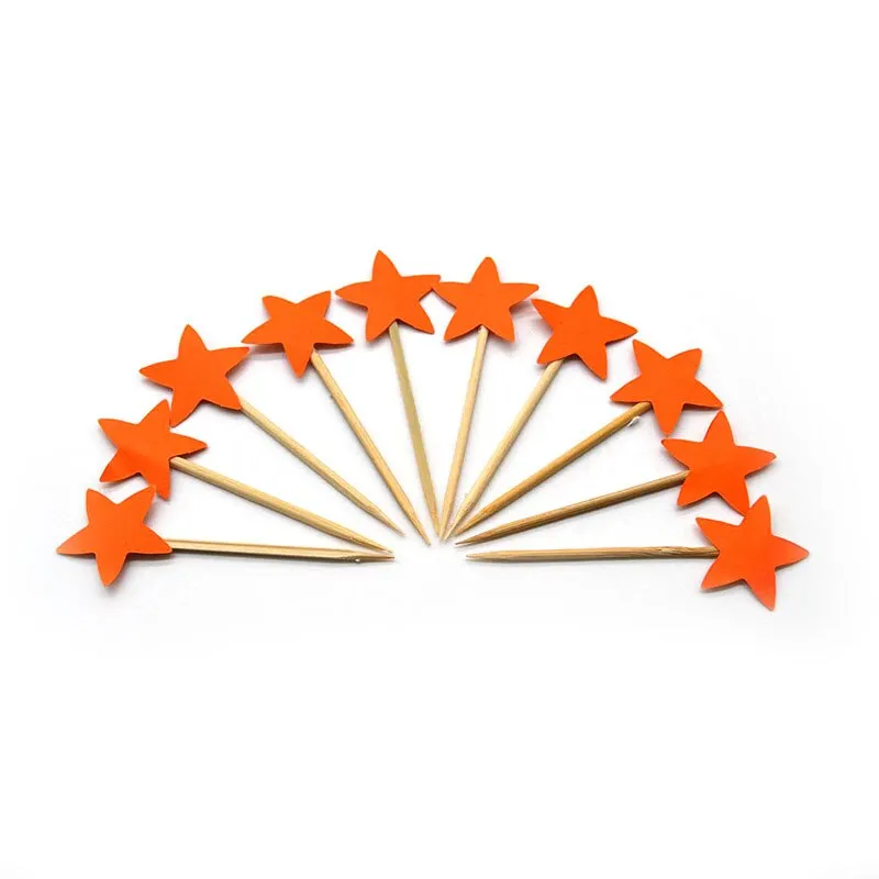 20 Pcs Handmade Lovely Glitter Heart Star Cupcake Toppers Birthday Wedding Party Decoration Cake Decoration Food Picks Supplies
