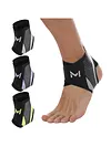 Ankle Brace Adjustable Ankles Compression Support Strap Lace-Up Ankle Protector Elastic Supports Foot Sleeves For Women & Men Daily Sport Gym Workout Weightlifting