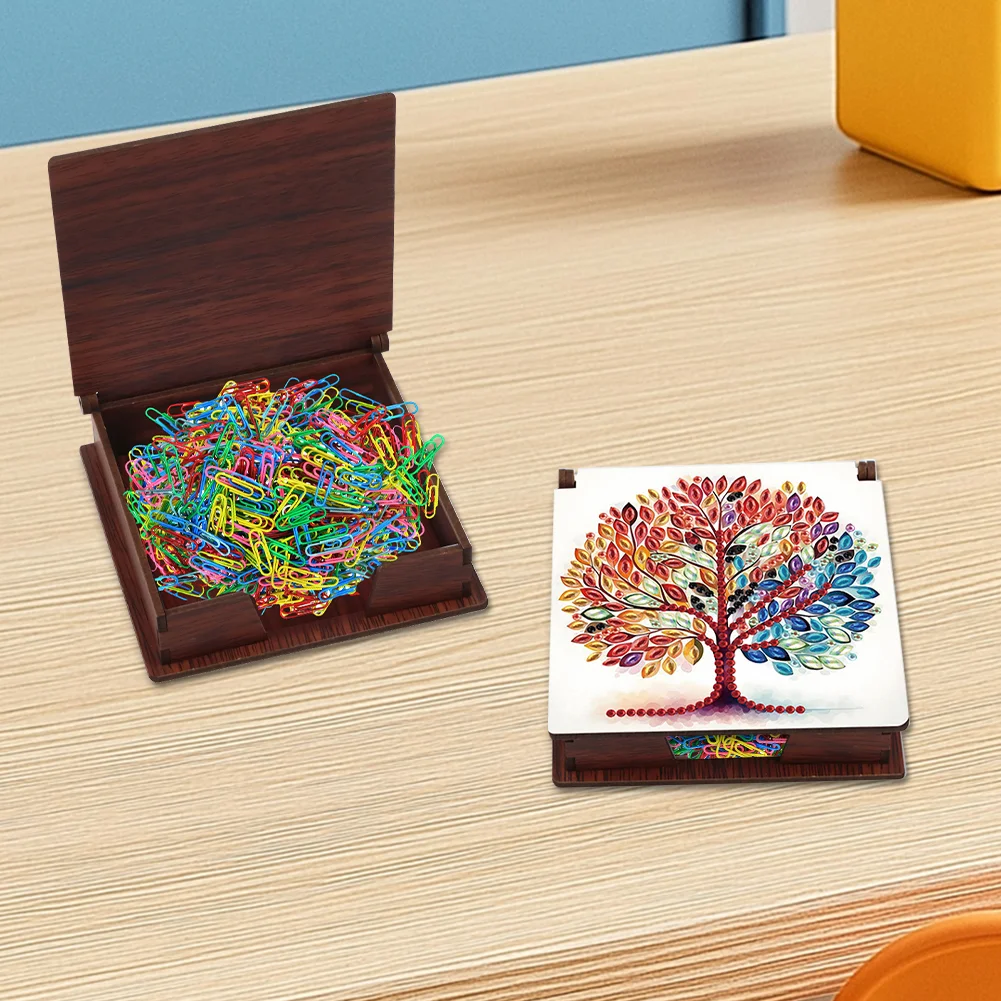 DIY Life Tree Diamond Painting Note Box Paper 160 Sheets of Paper for DIY Art Craft