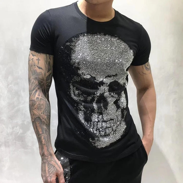 Men S Skull T Shirt   01cbf60a4917bd07542211443736f4e1 750x 