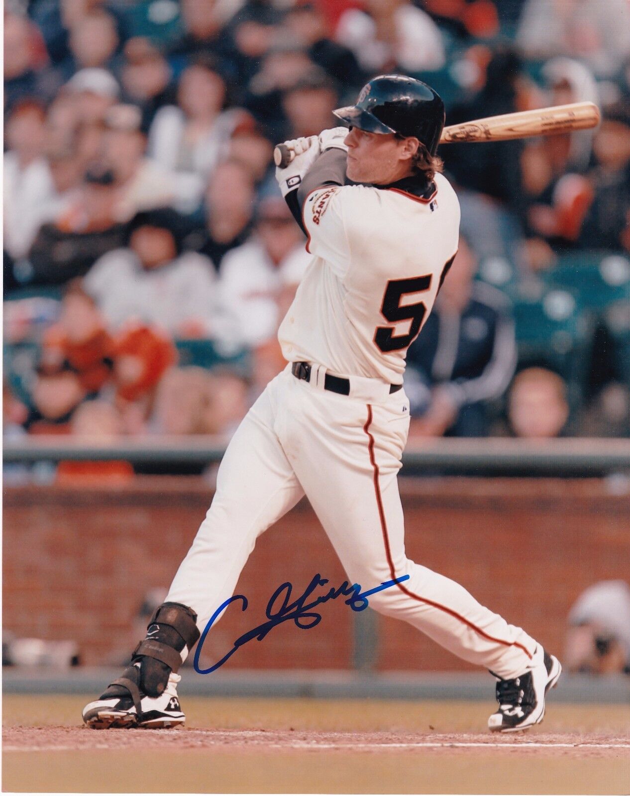 CONOR GILLASPIE SAN FRANCISCO GIANTS ACTION SIGNED 8x10