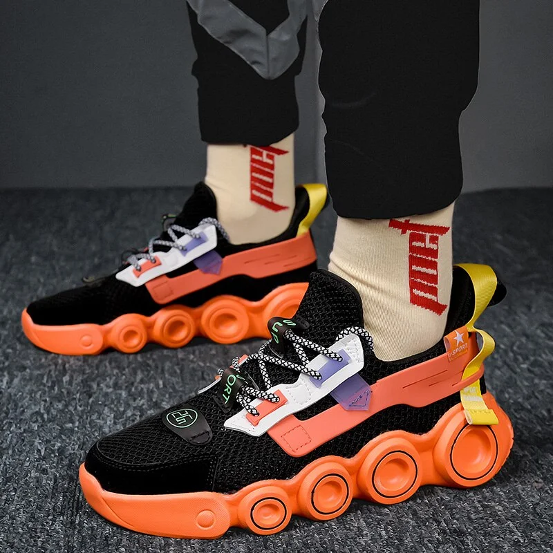 New Fashion Men Sports Running Shoes Basketball Shoes Casual Sneakers Breathable Comfortable Non-slip Shoes Kроксы Mужские