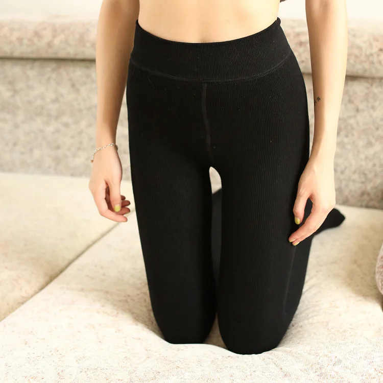 Plain Warmth Casual Leggings
