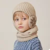 Ensemble bonnet et &eacute;charpe chauds d'hiver pour enfants