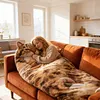 Plush Cat Envelope Sleeping Bag 68.9x31.5Inch Camping Sleeping Bags for Adults Camping Sleepovers & Home Lounging