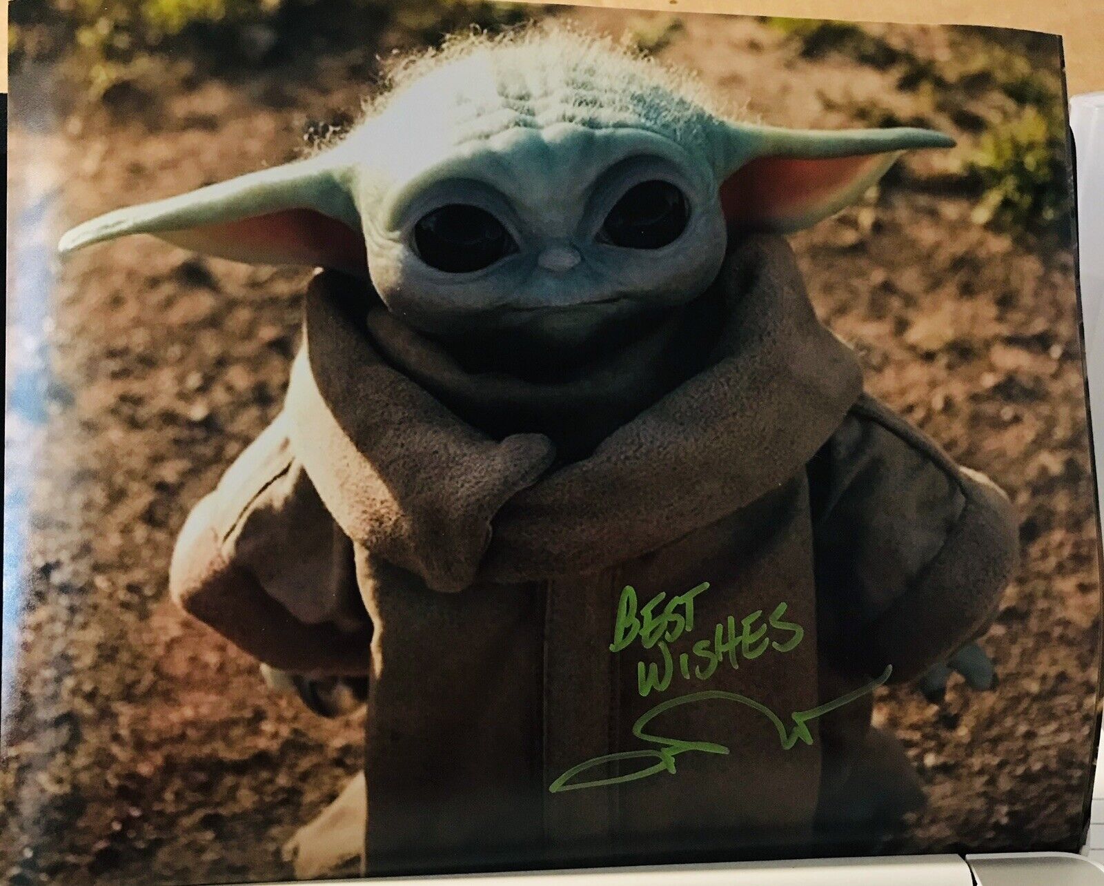 JOHN ROSENGRANT SIGNED 8x10 Photo Poster painting YODA MANDALORIAN STAR WARS BECKETT BAS COA D4