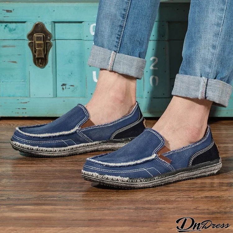 Canvas Comfy Soft Sole Slip On Casual Shoes