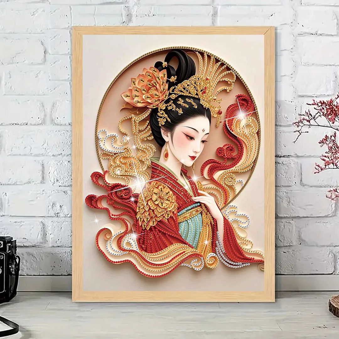 Diamond Painting - Partial Special Shaped Drill - Royal Consort(Canvas|30x40cm)