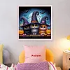 Halloween Cat-11CT Stamped Cross Stitch 40*40cm/15.75*15.75in