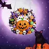 Halloween Pumpkin DIY Acrylic 5D Crystal Diamond Gem Art Hanging Ornament