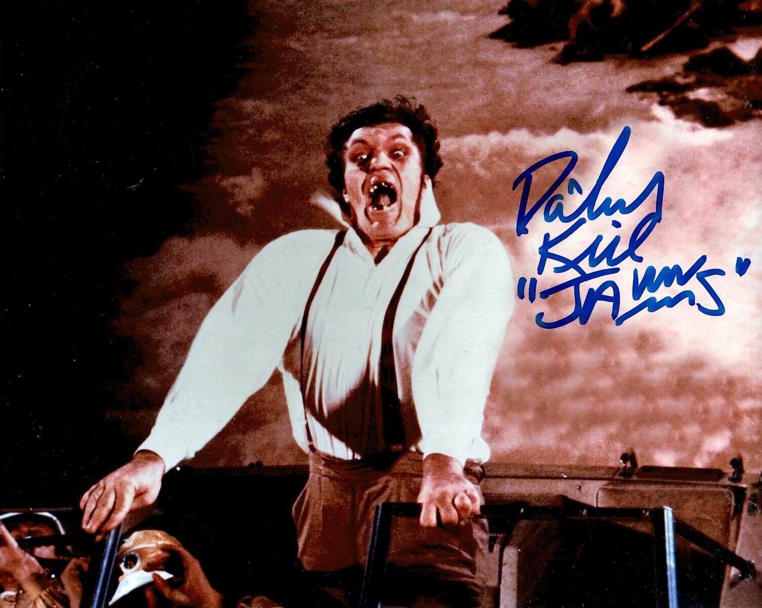 Richard KIEL Jaws James Bond Moonraker SIGNED 10x8 Autograph Photo Poster painting AFTAL COA