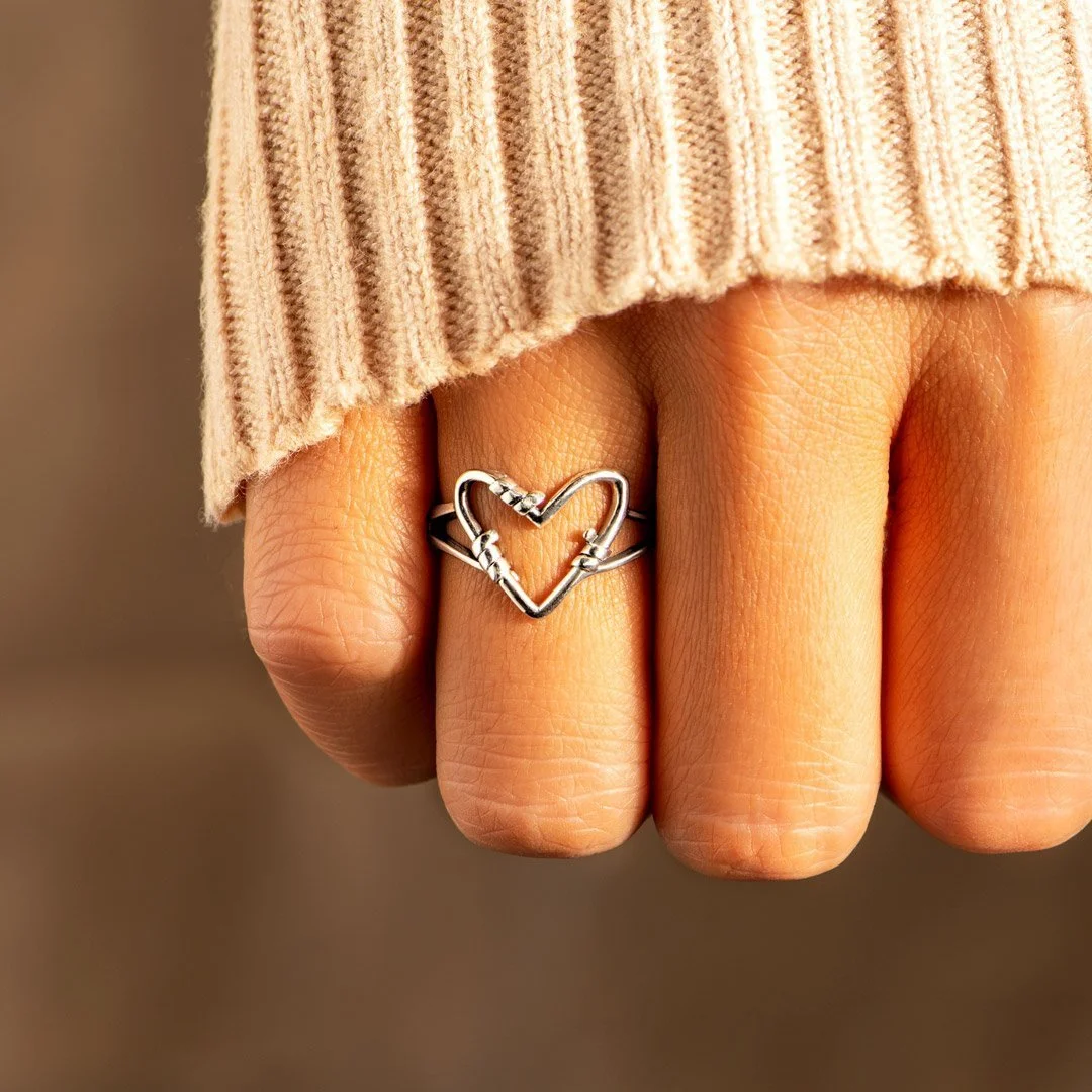Mom You Have A Heart Made Of Gold Heart Wire Ring