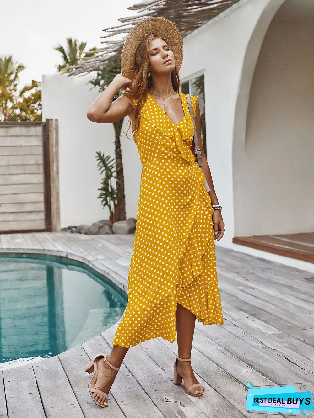 Wave Sexy Vest Dress Summer