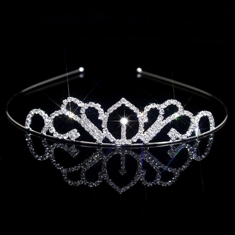 Women’s Elegant Glam Bridal Crown Metal Plating Inlay Artificial Pearls Rhinestones Crown