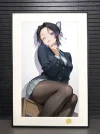 School Uniform Ver. Shinobu Kocho Decorative Painting - Demon Slayer: Kimetsu No Yaiba - H-TWO Studio