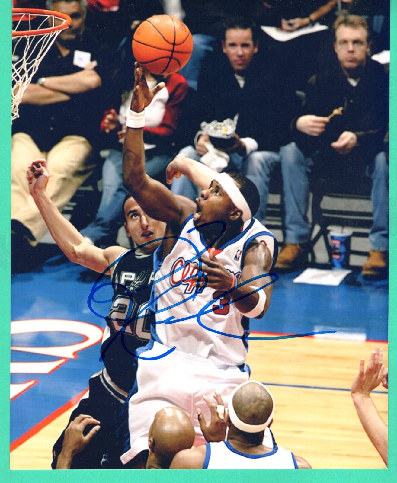 Quentin Richardson NBA Los Angeles Clippers Hand Signed Autograph 8x10 Photo Poster painting