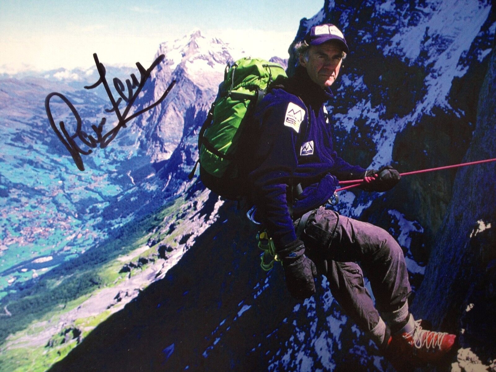 RANULPH FIENNES - INTREPID EXPLORER - EXCELLENT SIGNED COLOUR Photo Poster paintingGRAPH