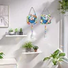 2pcs Easter Bunny Diamond Painting Double-sided Crystal Window Suncatcher Craft Set Birthday Gifts Home Garden Decor Hanging Kit