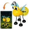 Solar Bees Lights Solar LED Garden Lights Waterproof Cute Ant Statue Garden Decor 3D Metal Ants Art Decor for Garden Backyard Table Wall Decor