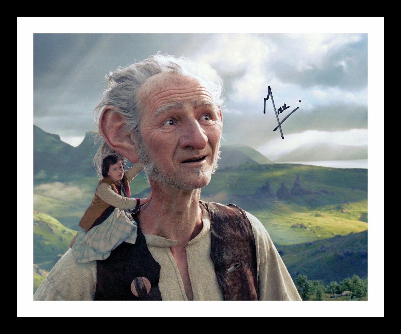 Mark Rylance - BFG Autographed Signed & Framed Photo Poster painting 1