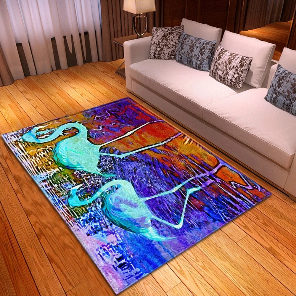 Modern Carpet Living Room Bedroom Decoration Kids Room Carpets Hallway Floor Children Rugs Home Flannel 3D Pattern Bedside Mat
