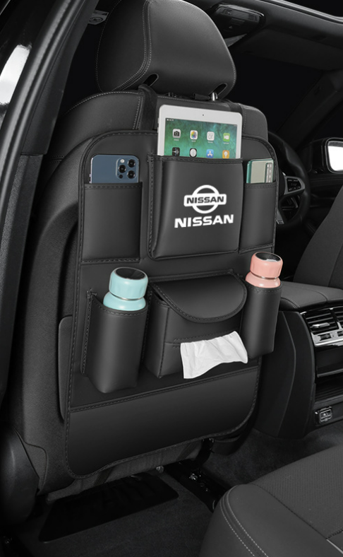 Car seat back storage bag