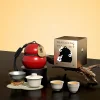 One Pot Three Cups Travel Tea Set Portable Set Outdoor Camping Tea Brewing Covered Bowl