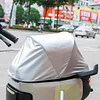 Motorcycle Electric Vehicle Seat Cushion Protective Cover Waterproof Sunscreen Heat Insulation Four Seasons Universal Sunshade Dustproof Shed