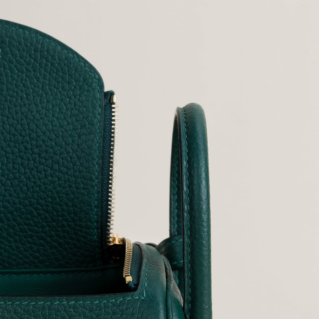 Mini Lindy  Clemence leather  Z6 Malachite GHW