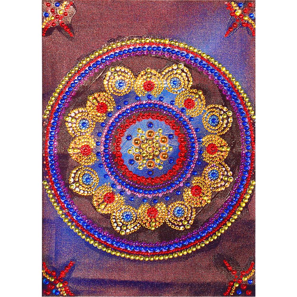 

30*40CM-Special Shaped Diamond Painting-Mandala Flower, 501 Original