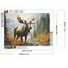 Moose-Full Round Diamond Painting 40*30CM