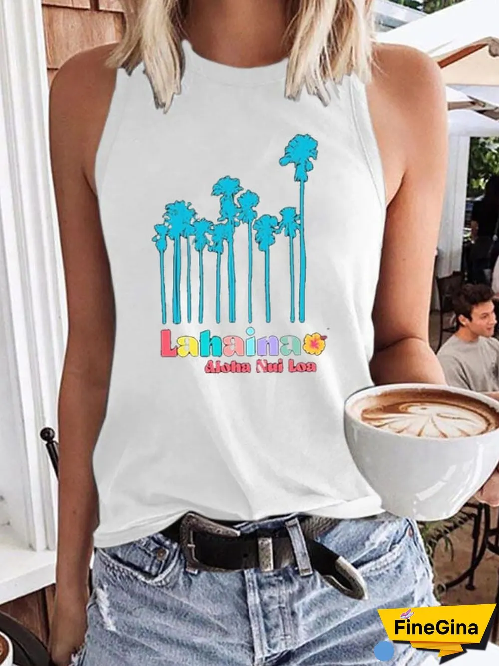 Women's Lahaina Hawaii Maui Support Tank Top