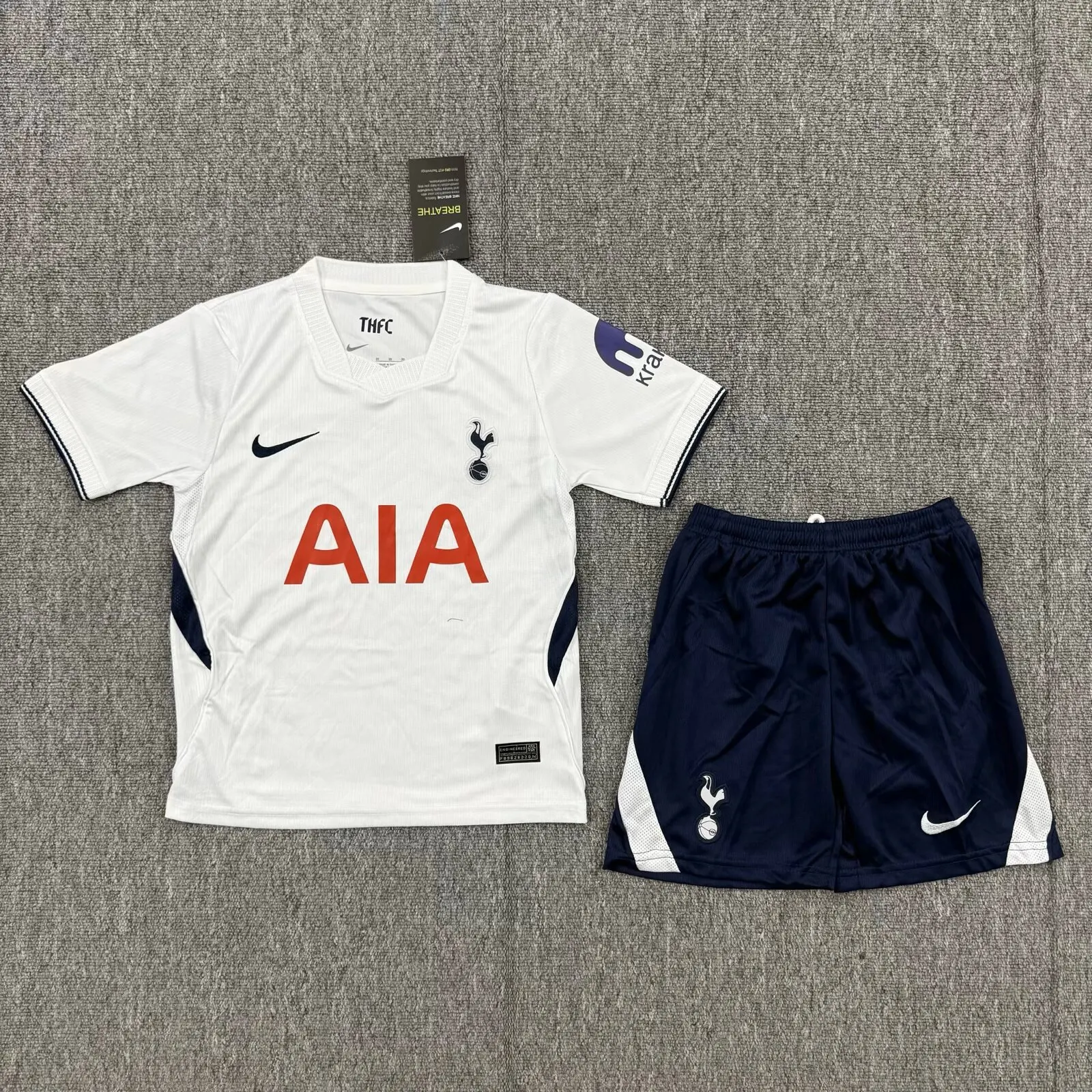 26/27 Tottenham Home Kids Kit Football Shirt Thai Quality