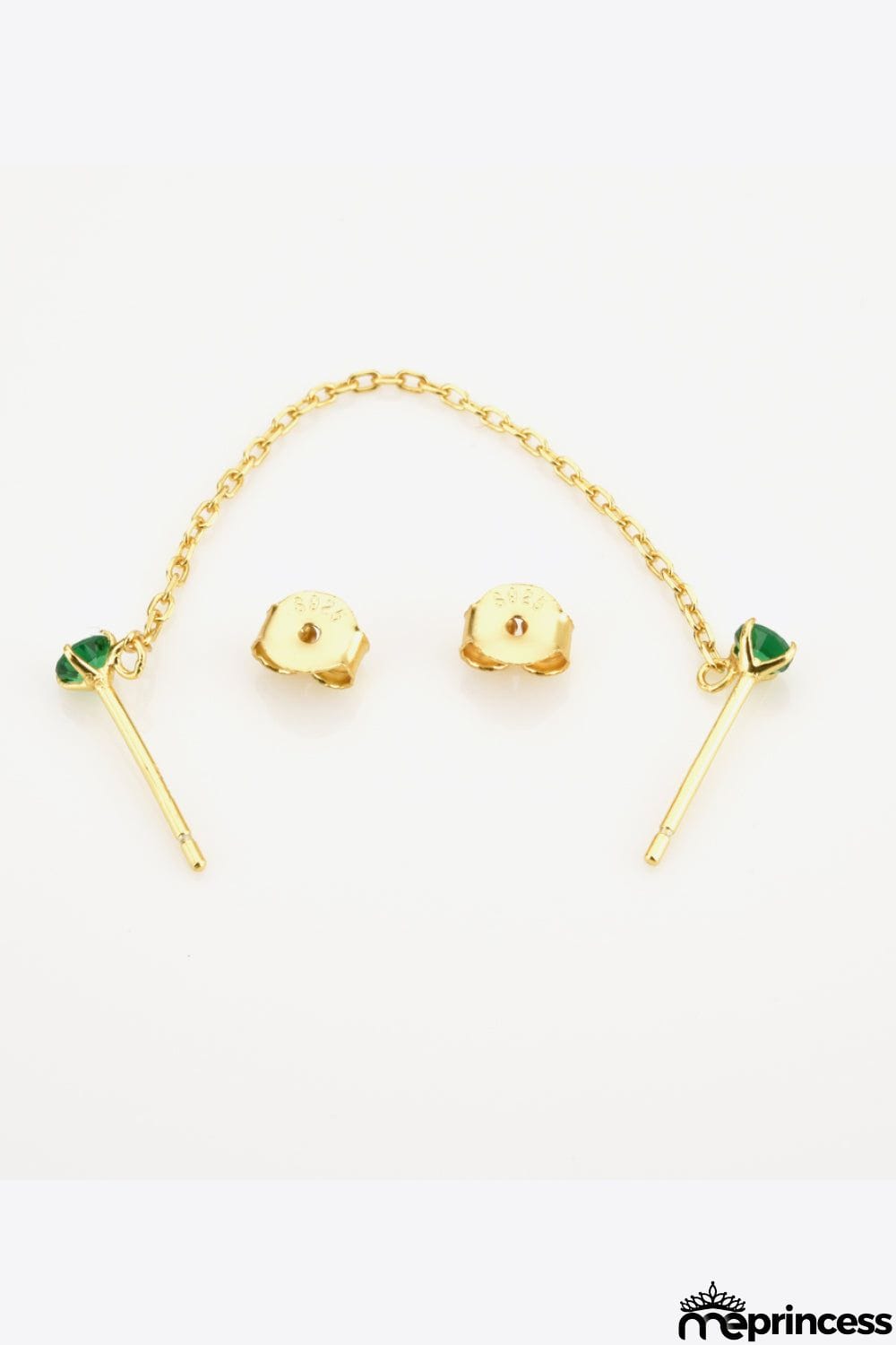 925 Sterling Silver Single Double-Piercing Earring