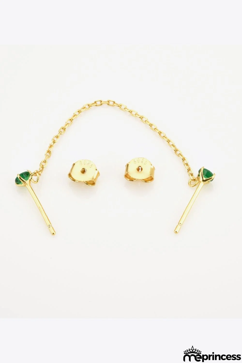 925 Sterling Silver Single Double-Piercing Earring