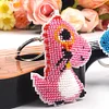 Bead Embroidery - Dinosaur Beaded Counted Cross Stitch Keyring